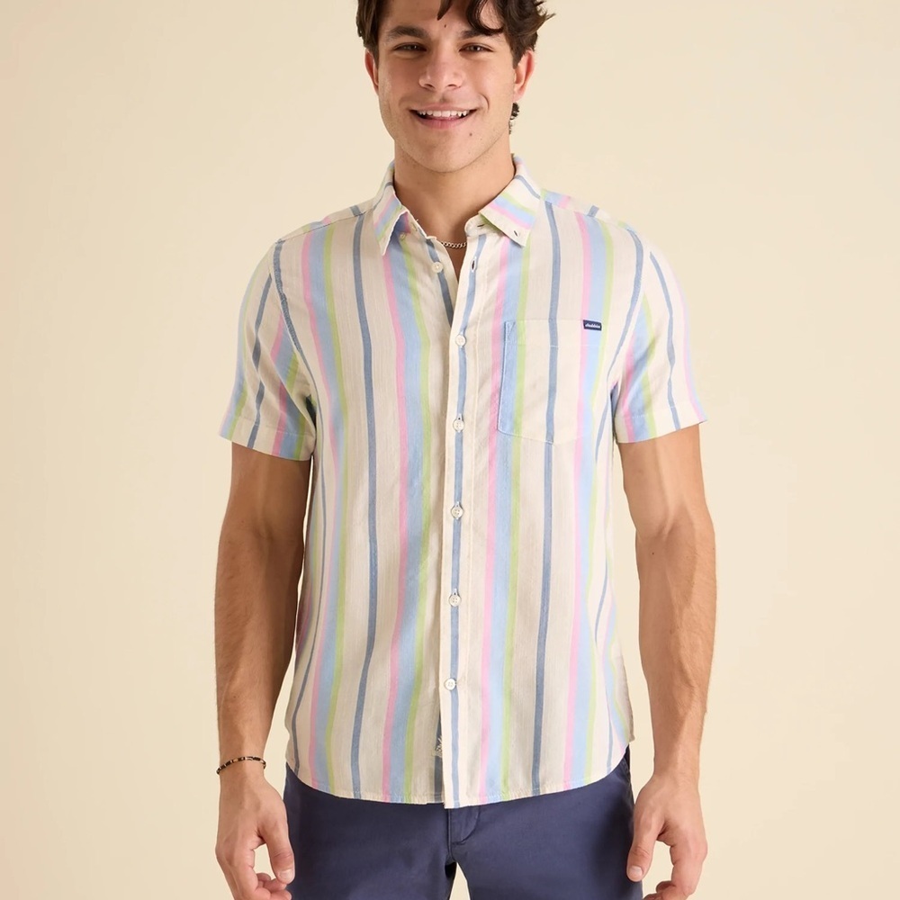 Chubbies NWT Size XL Resort Weave Friday Shirt -The Soft Serve